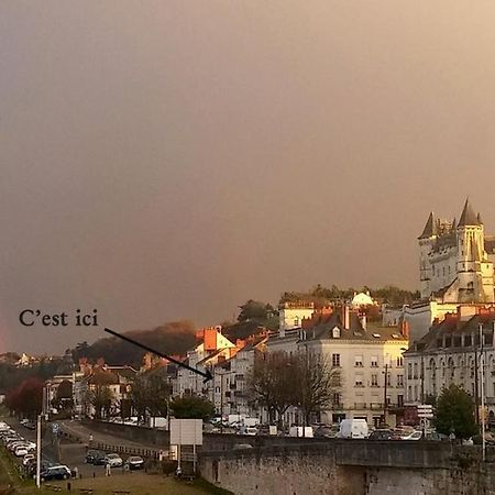 Balcon Sur Loire Local Velo Apartment Saumur Luaran gambar